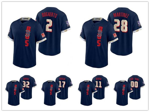 

red sox rafael devers xander bogaerts jersey baseball matt barnes j.d. martinez nathan eovaldi navy boston 2021 all-star game stitched, Black