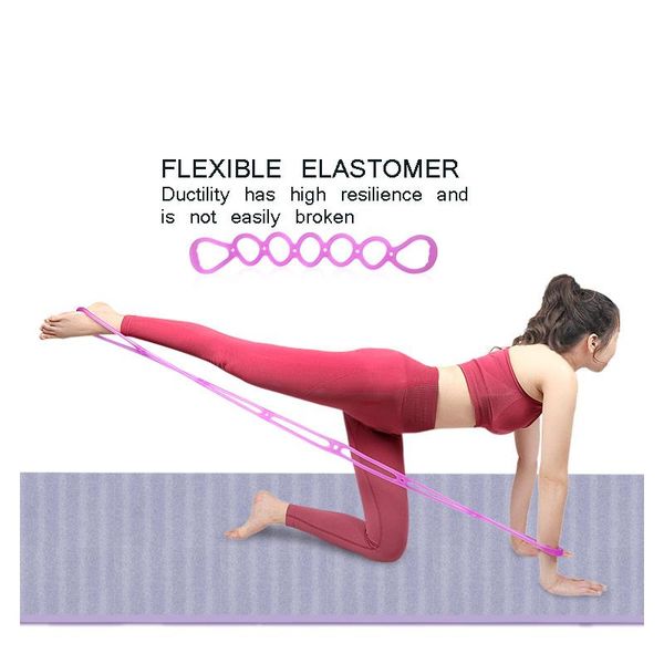 

2pcs seven-hole pull rope for fitness equipment elastic ropes exerciser rower belly resistance band home gym sport training bands
