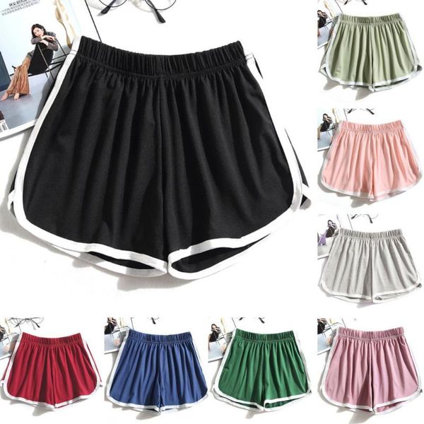 

women's shorts white side striped women ladies casual loose summer short pants trousers, White;black