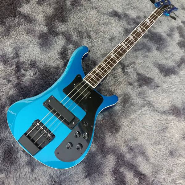 

custom model 4003 electric bass guitar 20 frets black twotoaster ric pickups