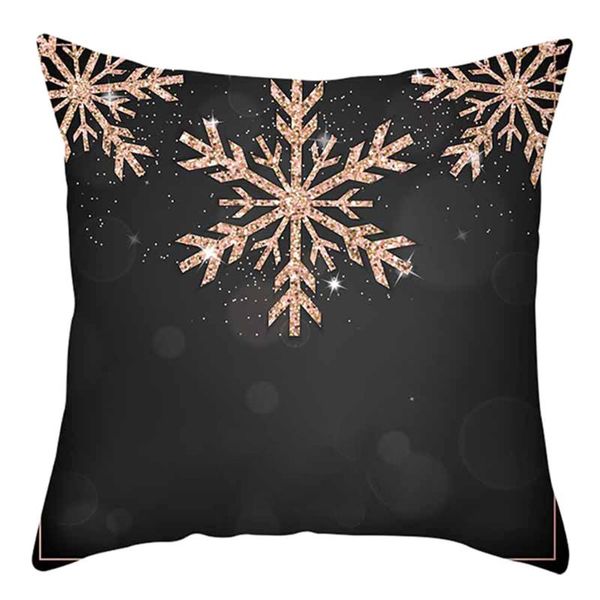 

pillow case christmas festival santa claus printing dyeing sofa bed home decor cover bedroom cushion