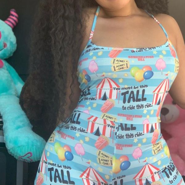 

women jumpsuits arrival womens sleeveless sweet print bodycon casual girl party fashion sleepwear jumpsuit skinny shorts romper leotard, Black;white