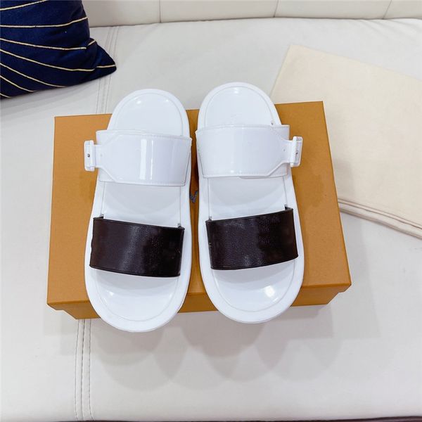 

style pvc sandals mens womens summer slippers classic printing leather cool sandal lovers shoes black army green slipper outdoor size 35-46