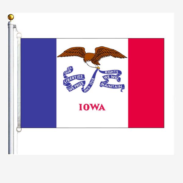 

iowa flags 90 x 150 cm, 100 % polyester, digitaldruck
