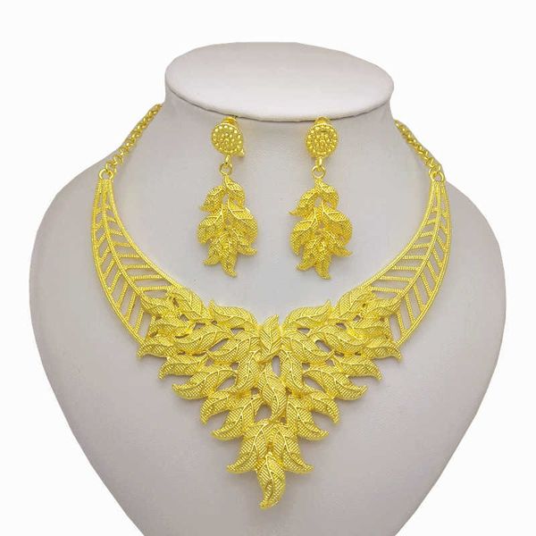 

bridal gift nigerian wedding african beads jewelry set nigerian wedding dubai gold jewelry sets african big jewelry set h1022, Silver