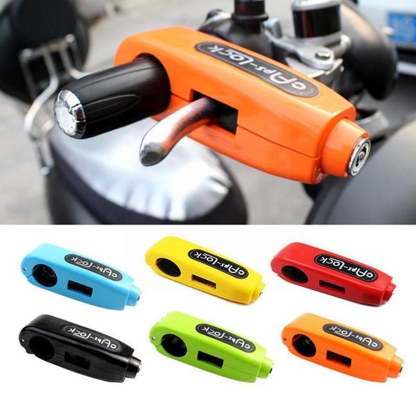 

theft protection universal motorcycle lock scooters handlebar safety throttle grip lockstitch brake anti motor locks conservation vehi u7w8