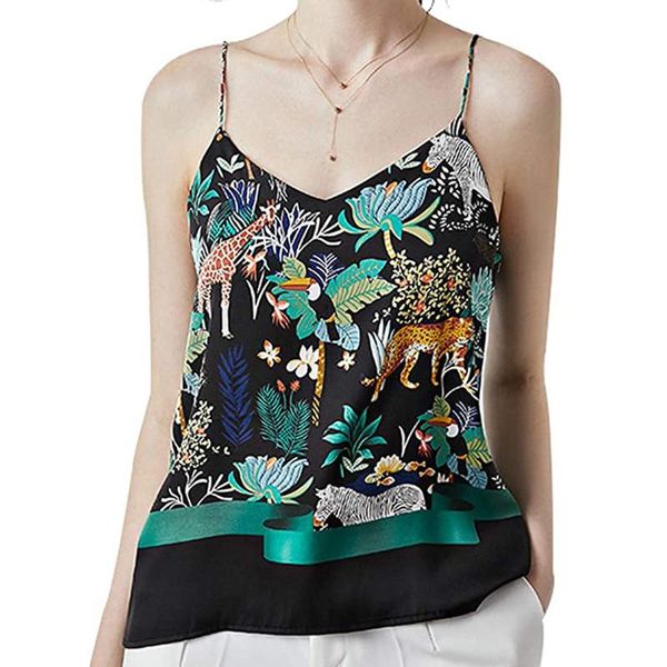 

women's t-shirt harajuku t shirt women woman tshirts casual v-neck sling printed sleeveless loose vest ropa mujer, White