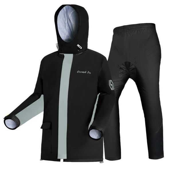 

raincoats soft sport comfortable waterproof motorcycle suit for rain and pants split portable
