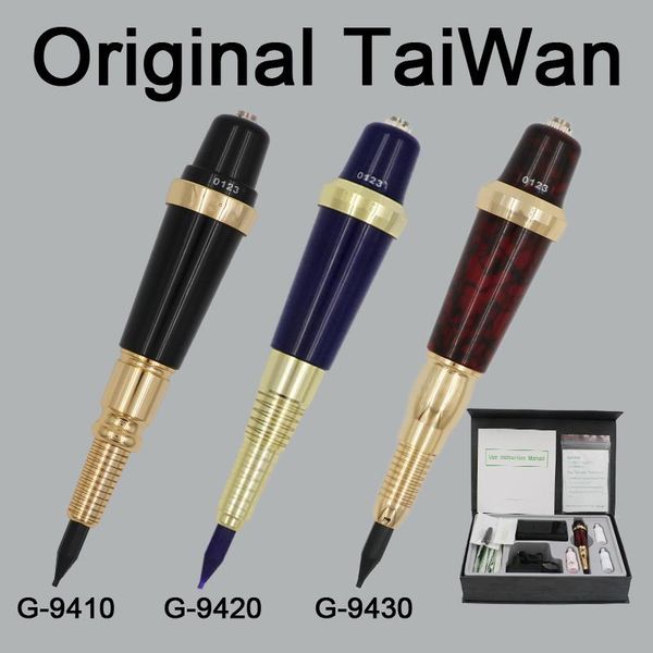 

tattoo guns kits pro original taiwan g-9410 permanent makeup machine pen eyebrows forever make up gs microblading kit with needles