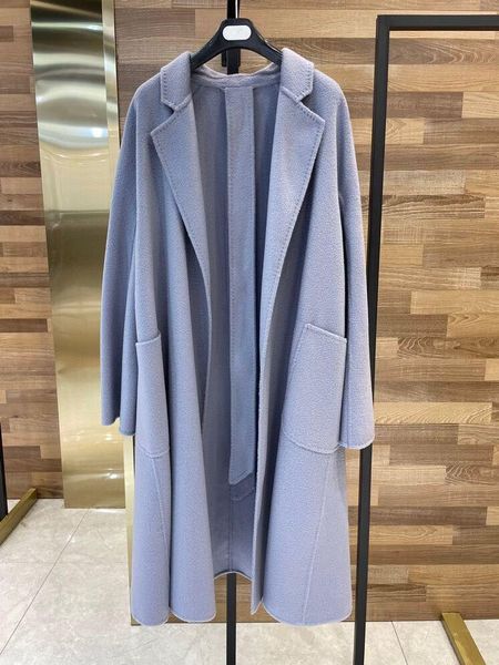 

women's wool & blends 2021 autumn winter water ripple coat, Black