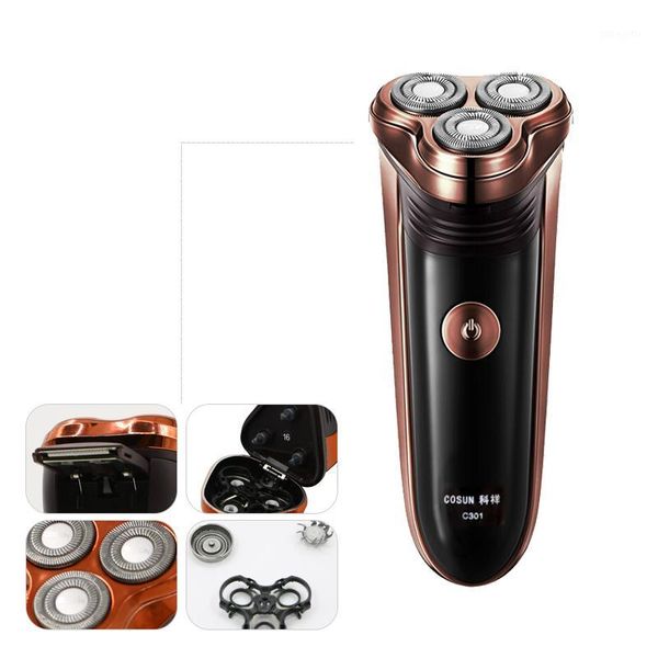 

shaving machine electric shaver with washable triple-heads razors face care men1