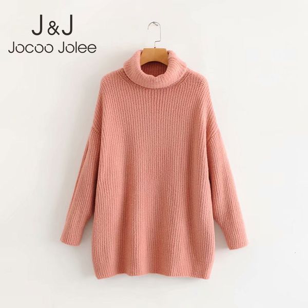 Frauen Lange Pullover Rollkragen Batwing Hülse Lose Pullover Vintage Harajuku Gestrickte Pullover Warme Weiche Jumper Winter Tops 210518