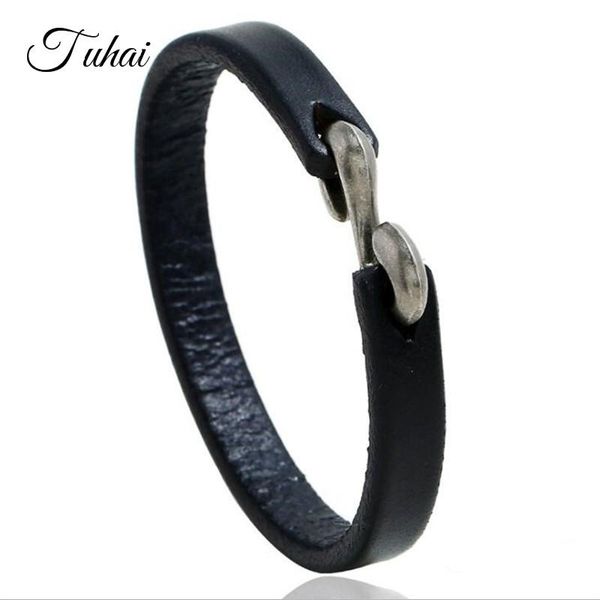 

tennis trendy black leather bracelet friendship bracelets & bangles pulseras punk wrap hoop women men jewelry brincos, Golden;silver