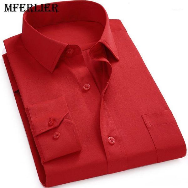 

men's casual shirts mferlier spring autumn men shirts large size 5xl 6xl 7xl 8xl 9xl 10xl long sleeve plus 8 colors1 qqc9, White;black