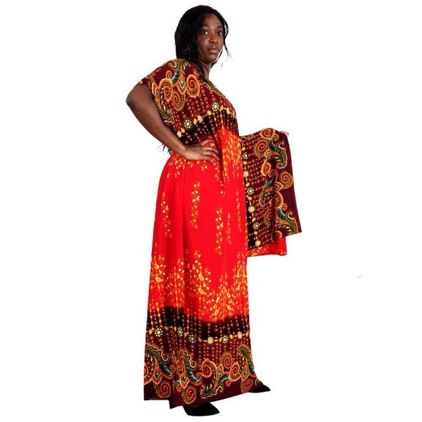 

casual dresses plus size winter vintage dress cotton high waist print women loose ladies chic autumn robe 2021 with lace scarf bak0, Black;gray