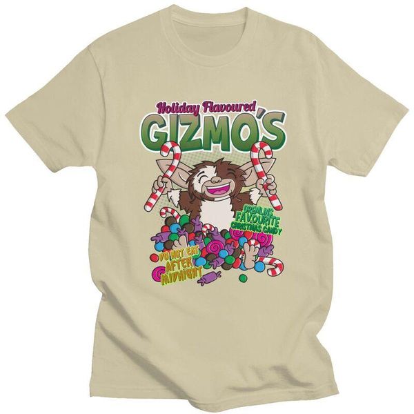 

men's t-shirts mens gremlins t shirt short-sleeve cotton tshirts handsome t-shirt casual gizmo 80s movie mogwai monster tee apparel, White;black