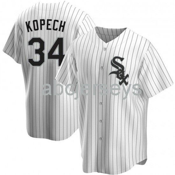 

stitched custom michael kopech white baseball jersey xs-6xl, Black
