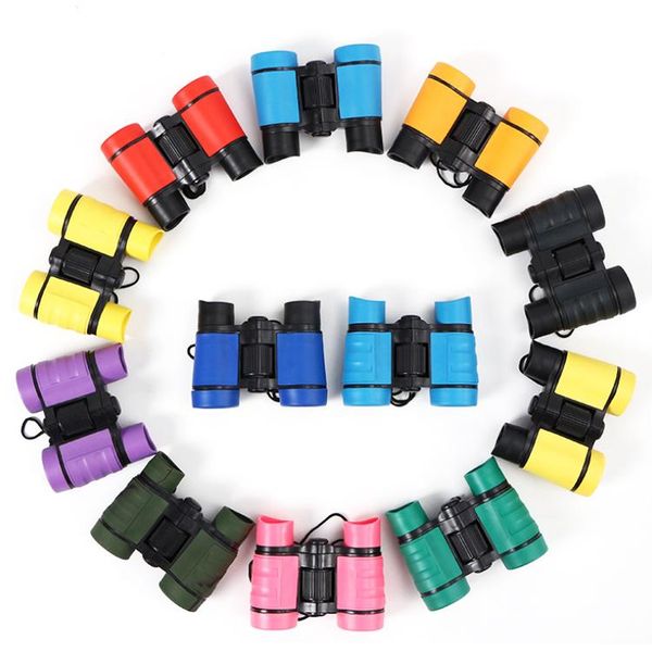 

telescope & binoculars children colorful fixed zoom anti-skid portable 4x30