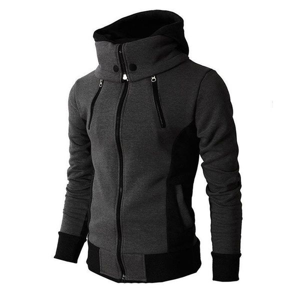 

men's hoodies & sweatshirts the latest -selling zipper hooded sweatshirt spring fleece warm street style bvhi, Black