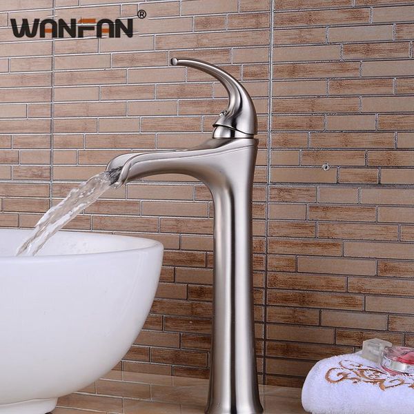 

basin faucets brush nickel sink taps for bathroom brass mixer tap sanitary ware wall faucet s79-413