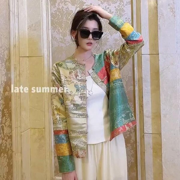 

ethnic clothing retro 2022 tradition thai chinese women shirts year tangsuit, Red