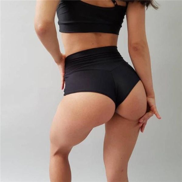 

women's shorts 2021 summer workout fitness seamless biker women high waist female clothing push up short elasticity breathable, White;black
