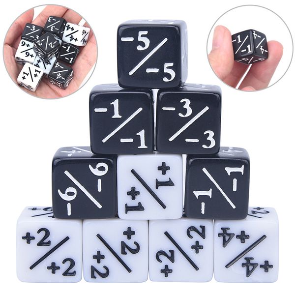 Symbolische Mathematik Plus-Minus-Zeichen Würfelspiele 16 mm Spaß Neuheiten Spielzeug Geschenk Gesamtverkaufspreis 166 B3