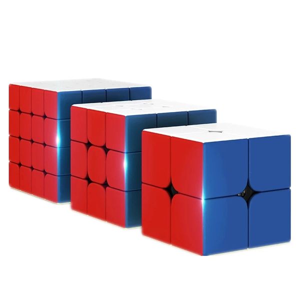 Moyu 2x2x2 / 3x3x3 / 4x4x4 Magnetic Magic Cubes Velocità professionale Gioco Adulto Puzzle educativo Giocattoli per bambini regali