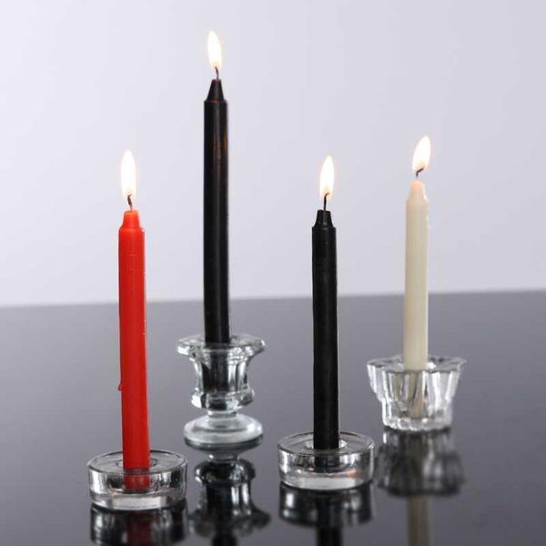 

candles 10pcs common red white candle for candlelight dinner valentine dining table wedding party decoration