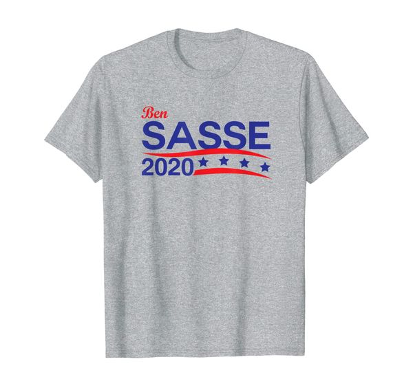 

ben sasse 2020 republican usa president election campaign t-shirt, White;black