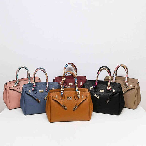 

three piece bag for women's 2021 korean hand-held straddle