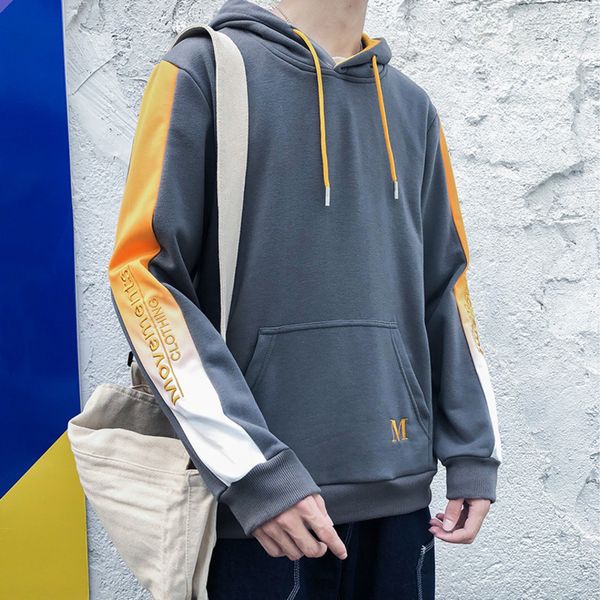 

new men's hooded sweater in autumn 2021, Black