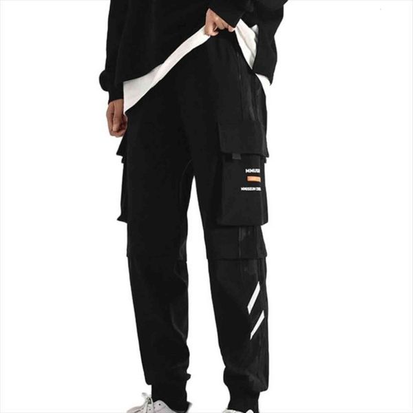 

cargo black hip hop joggers women pants harem harajuku multi pocket male sweatpants chic outdoor boy trousers tactical