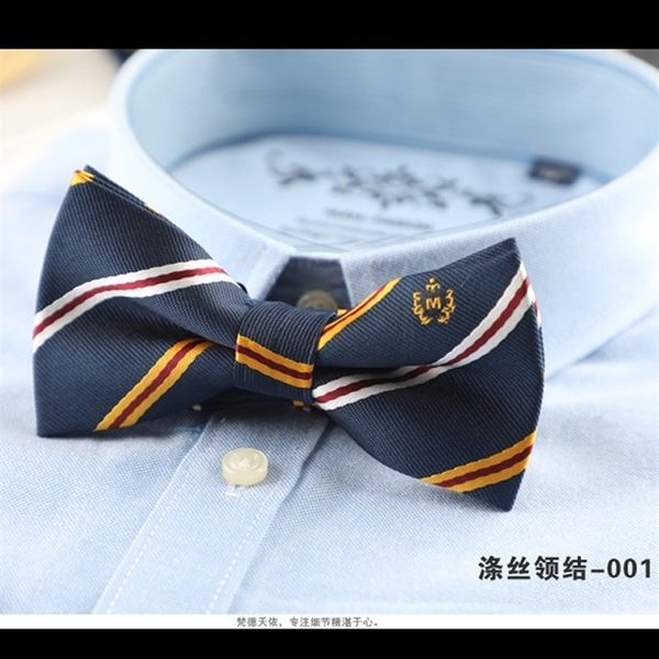 

6uh straight men's bow ties dress fashion korean version of the double-layer leader tide men'sbutterflythe latest fashion butterfl, Black;gray