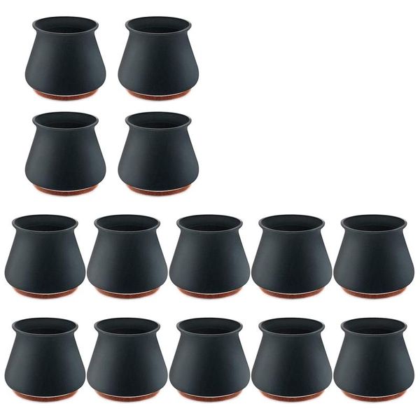 

chair covers silicone leg protection cover, with felt, suitable for hardwood floors elastic guards to protect the floor