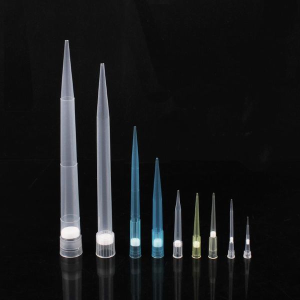 

lab supplies 10ul 20ul 50ul 100ul 200ul 1000ul 5ml 10ml pp plastic pipette filter tips with sand core for dispensers