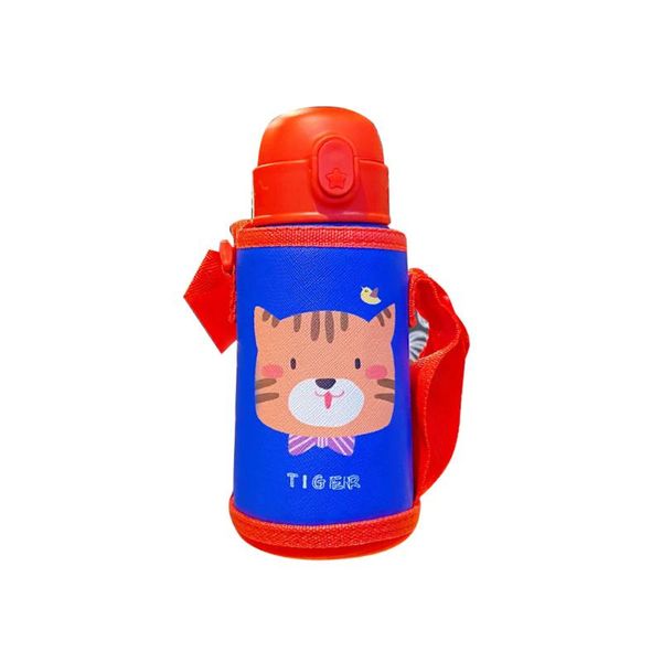 

water bottles with straw bottle thermal portable travel mug outdoor stainless steel vacuum insulated tumbler kids double walled school