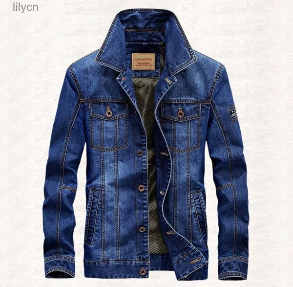 

2 colors mens jackets fashion denim jacket european american lapels streetwear outdoor jacket motorcycle casual fashion outwear, Black;brown