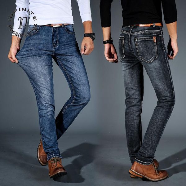 

arrivals men's oversize loose jeans causal long denim pants vintage trousers, Blue