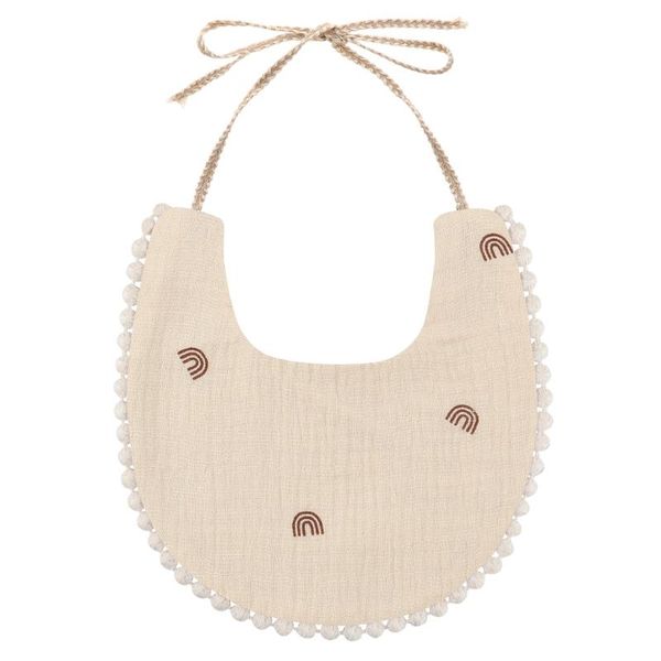 

bibs & burp cloths baby absorbent cotton saliva towel tassel bib feeding cloth bandana scarf