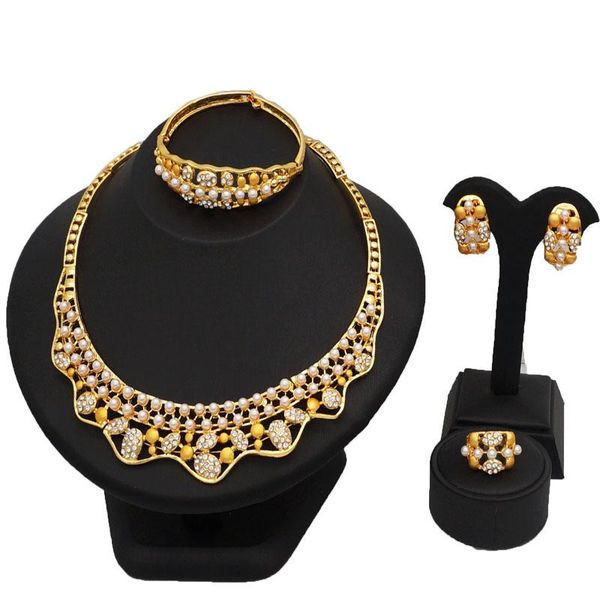 

earrings & necklace dubai gold jewelry fine sets women fashion, Silver