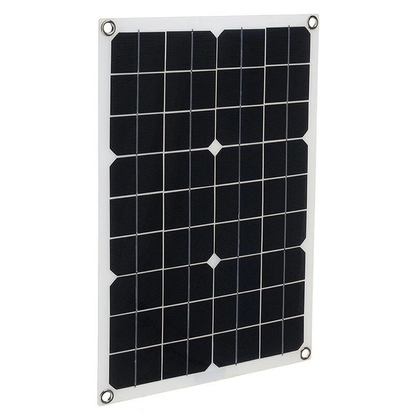 Pannello solare in silicio monocristallino da 100 W 12 V per ciclismo, escursionismo, campeggio con batteria
