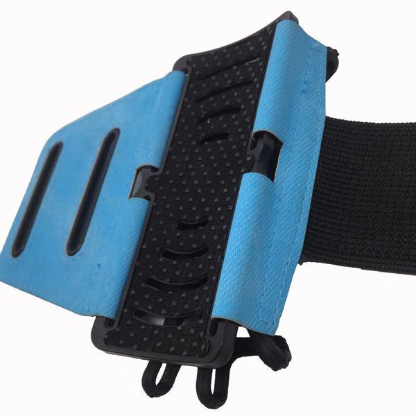 

multifunctional sports arm bag outdoor men and women running fitness mobile phone armband adjustable wristband case elbow & knee pads, Black;gray