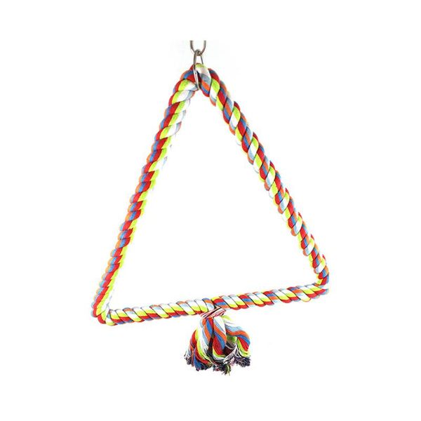 

other bird supplies chewing colorful toy standing pet parrot perch funny hanging swing budgie accessories climb play cotton rope parakeet