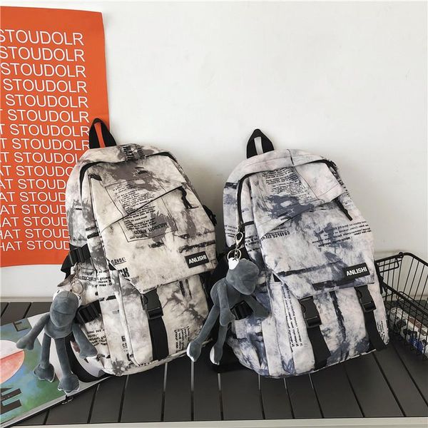 

backpack 15-inch student large capacity fashion brand all-match