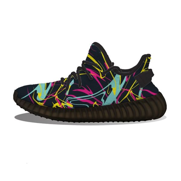 

diy custom colorful stripe running sho mh printed mens womens trainers outdoor sports sneakers