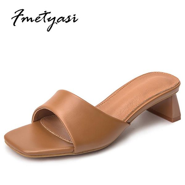 

sandals women 2021 patent leather medium heel sewing chunky heels square toe ladies pumps leisure fashion, Black
