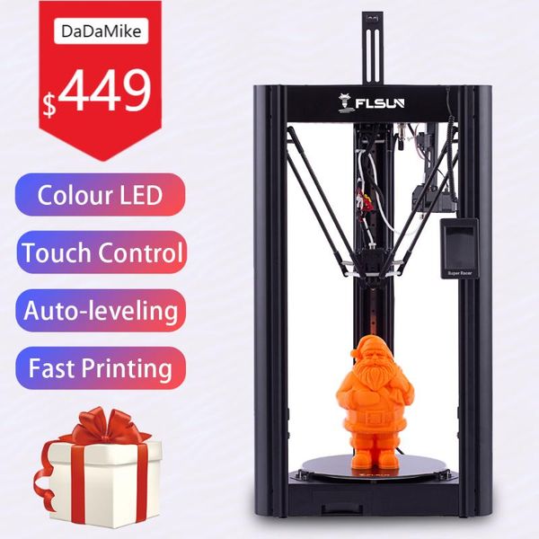 

printers dadamike 150-300mm/s high speed no material auto pause ai artist upgraded pro 3d printer independent extruder direct drive 32bit