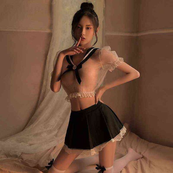 NXY Seksi Set Küçük Göğüsler Tutku Güzel Kampüsü Kız Rol-Oyun Giyim Japon JK Sailor Cosplay Üniforma Baştan Çıkarma Pak 1210
