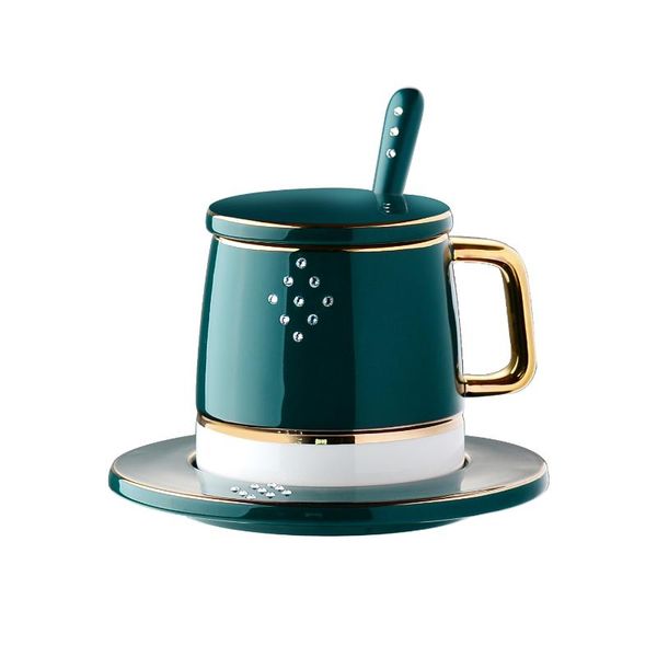 

cups & saucers european luxury gold coffee mugs bone china creative royal tea cup set turkish tazas de te wedding ac50bs